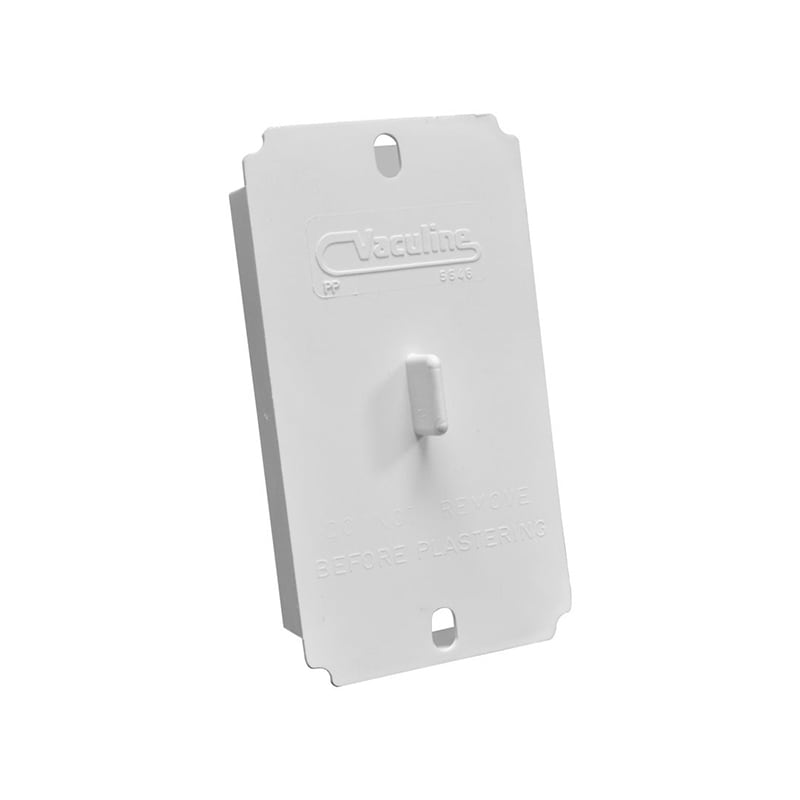 Couvercle de protection temporaire pour prise murale Vaculine